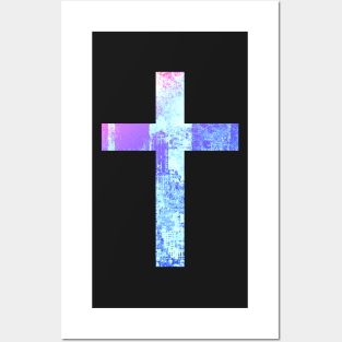 City Easter Cross Design Posters and Art